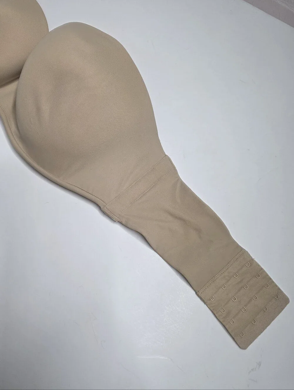Cacique Boost Tan Strapless Bra 34DDD